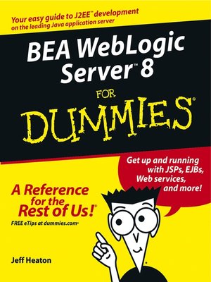 cover image of BEA WebLogic Server 8 For Dummies